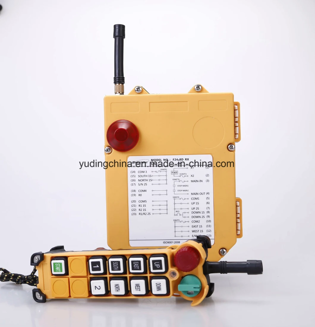 8 Channel Double Speed Crane Radio Remote Control, Wireless Remote Control, Remote Control for Crane, Construction Equipment, Loading and Unloading Equipment.