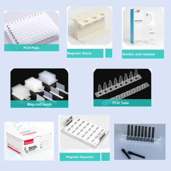 Extrator Automático de Ácido Nucleico Consumíveis Descartáveis ​​Estabilidade de Alta Precisão