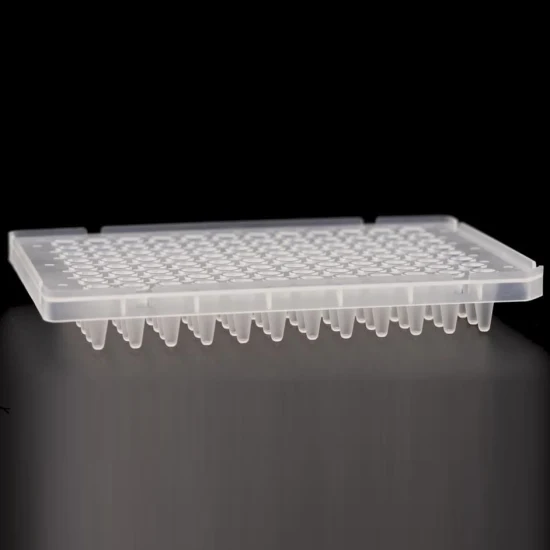 Consumíveis de laboratório GEB 0,1 ml 96 poços Meia saia para PCR adequados para ABI